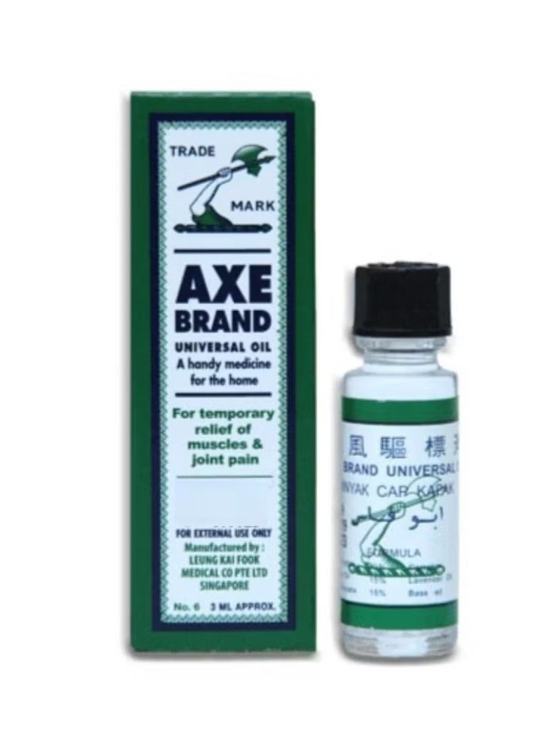 Axe 3Pcs Universal Oil For Temporary Relief Of Muscles & Joint Pain 3ml - Image 2